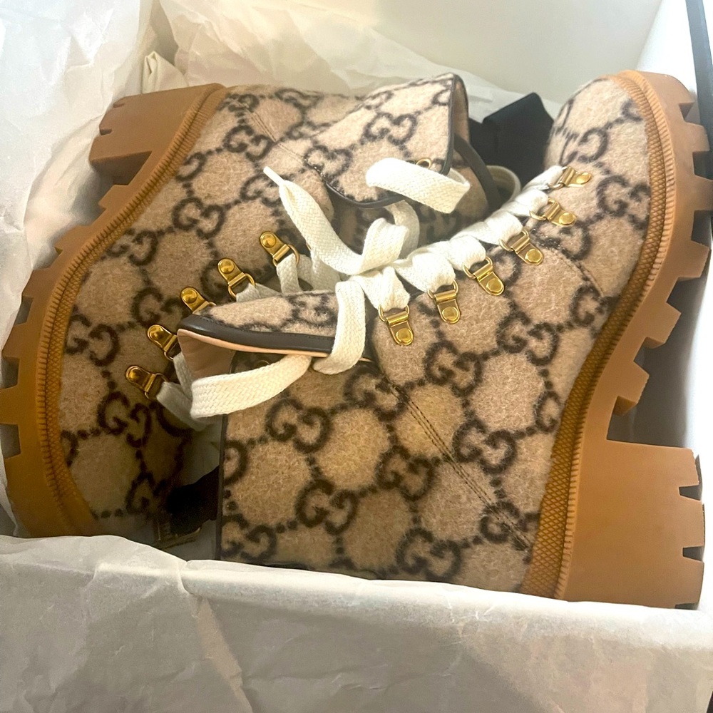 Wool Gucci Boots! Lightly used